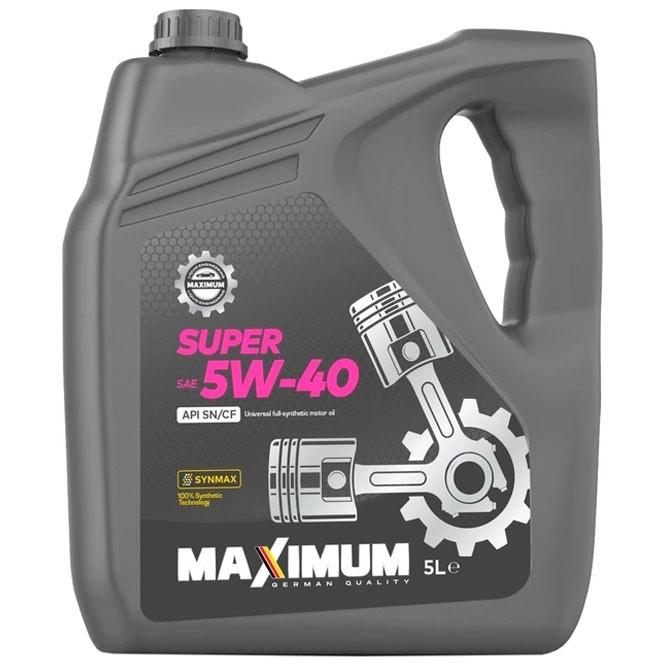 Моторное масло MAXIMUM Super 5W-40 SN/ CF