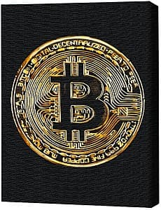 Картина по номерам BrushMe Биткойн 40х50 см (без упаковки)