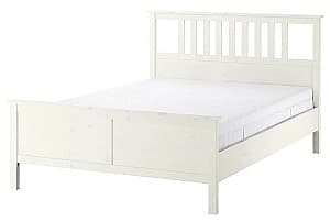 Кровать IKEA Hemnes Akrehamn 140x200 Белый/Жесткий