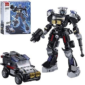 Constructor Sluban Robot-mașină de poliție 2 în 1 (B1316)