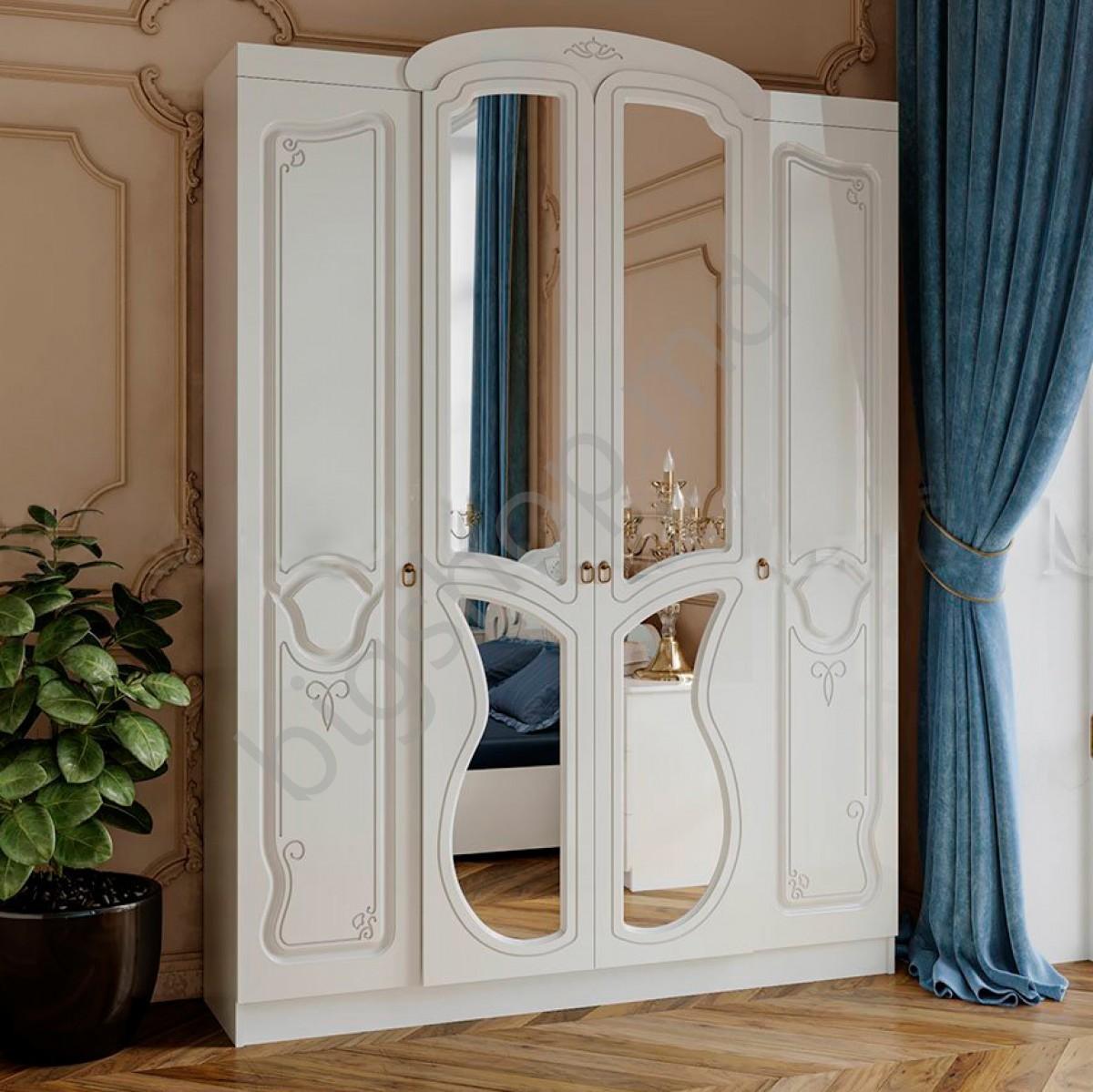 Dulap Mif Maria 4D alb