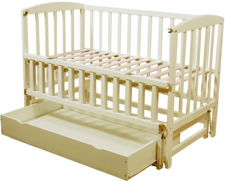 Детская кроватка Eucalyptus Bimbi Premium (DS-1302) Бежевая