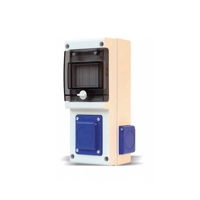 Электрическая розетка Scame Блок с 3 розетками 632D.2W 16 A IP44