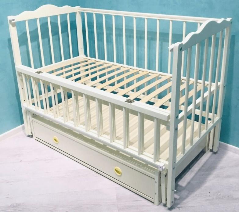 Детская кроватка Kuzea Anghelina Ivory (sertar)