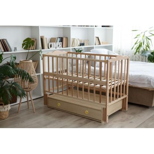 Patut copii Carapuz Anghelina Lemn, cu sertar