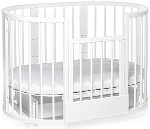 Patut copii Eucalyptus Olivia Plus (DS-8011) Alb