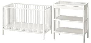 Patut copii IKEA Gulliver 60x120 Alb