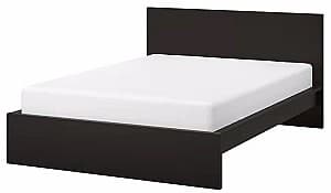 Кровать IKEA Malm/Luroy 140x200 Черно-Коричневый