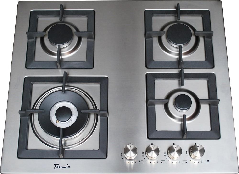 Plita pe gaz incorporabila Tornado SL 4G221 INOX