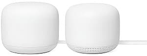 Mesh система Google Nest WiFi Router and Point White (2 pack)