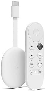 Смарт ТВ бокс приставка Google Chromecast 4K White