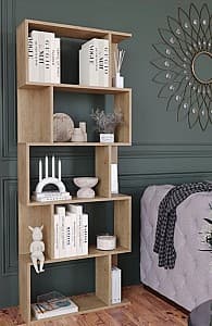 Etajera Remaks Asimetrik 5 Safir Oak