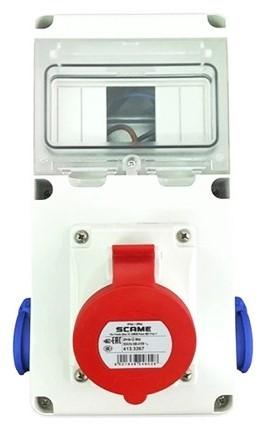 Электрическая розетка Scame 633.RO0024 5P 16 A IP44