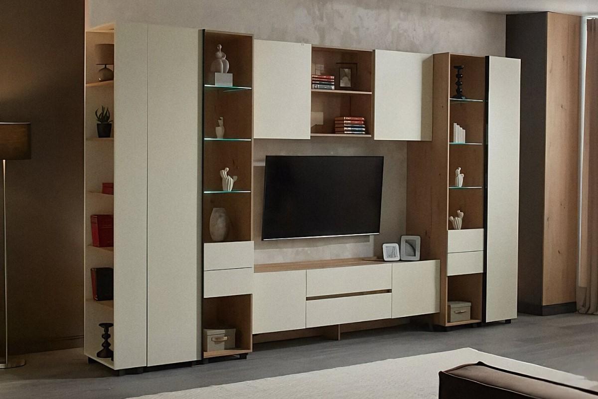 Стенка Ambianta Kosmo №1 3.62 м Артизан / Крем