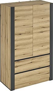 Dulap MG-Plus Combo 100 Grafit (Gri) / Stejar Evoke (Maro)
