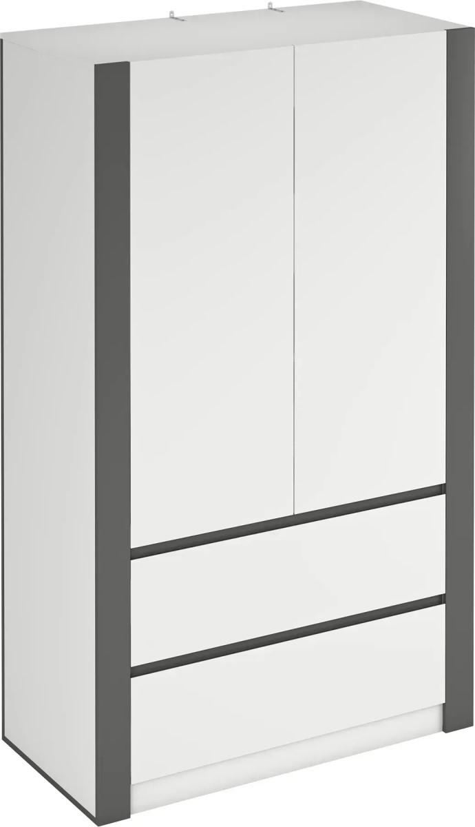 Шкаф MG-Plus Combo 100 Графит / Белый