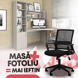 Masa de birou Yasen Cosinus Cașemir + Fotoliu Waltz OC-833