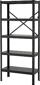 Торговый стеллаж IKEA Bror 85x40x190 Черный