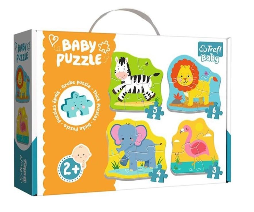Пазлы Trefl 4in1 Animals on the Safari (36073)
