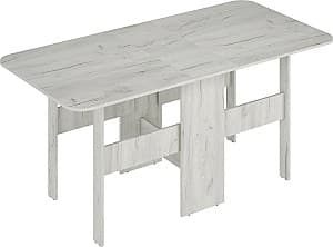 Masa din laminat MG-Plus Tumba Mare Stejar Craft Alb