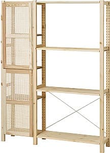 Etajera IKEA Ivar/Observator 4 rafturi/usa 134x30x179 Pin/Bambus
