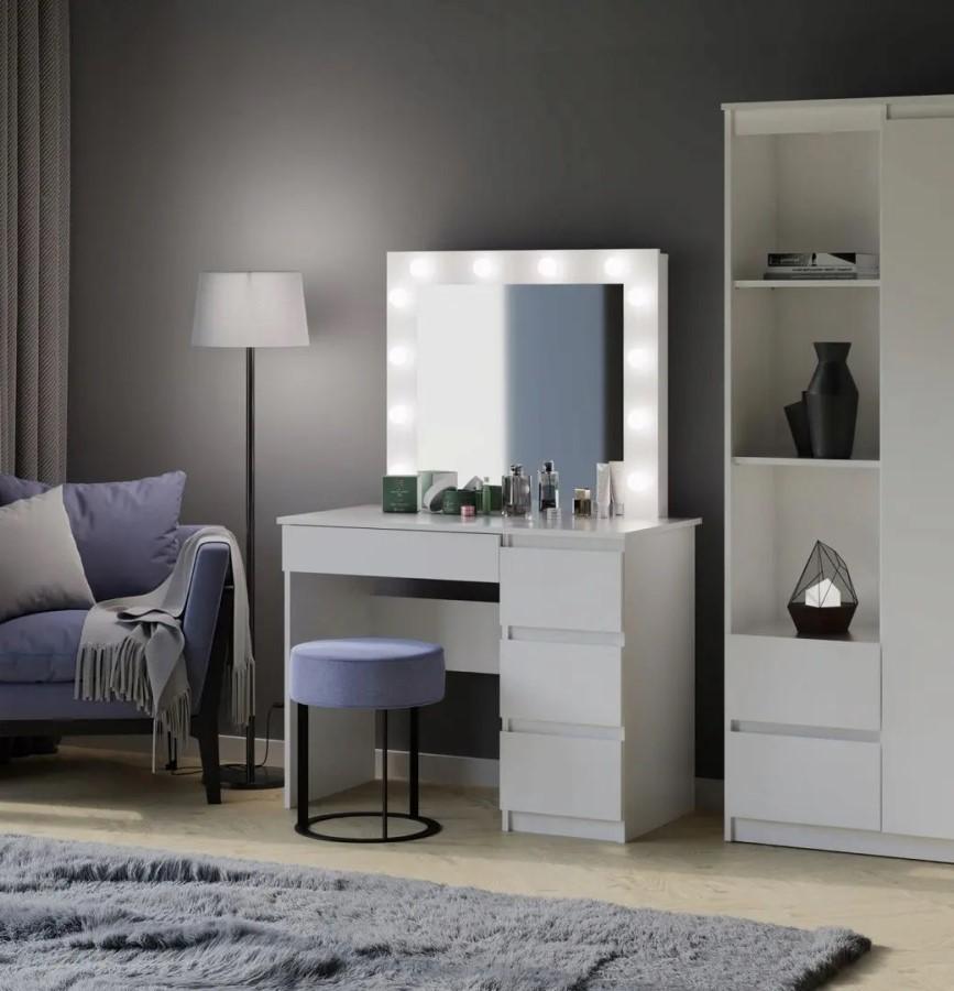 Туалетный столик (трюмо) TopEshop Marina Right (White)