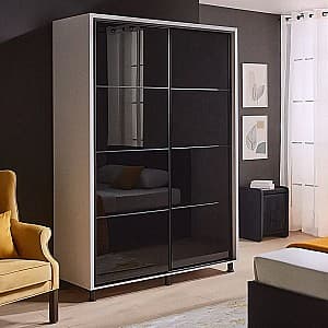 Dulap-cupe Ambianta Torino (sticla) 1.6 m Alb