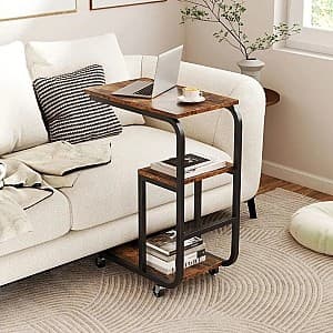 Masuta de cafea, reviste Costway JV12140CF (Rustic Brown)