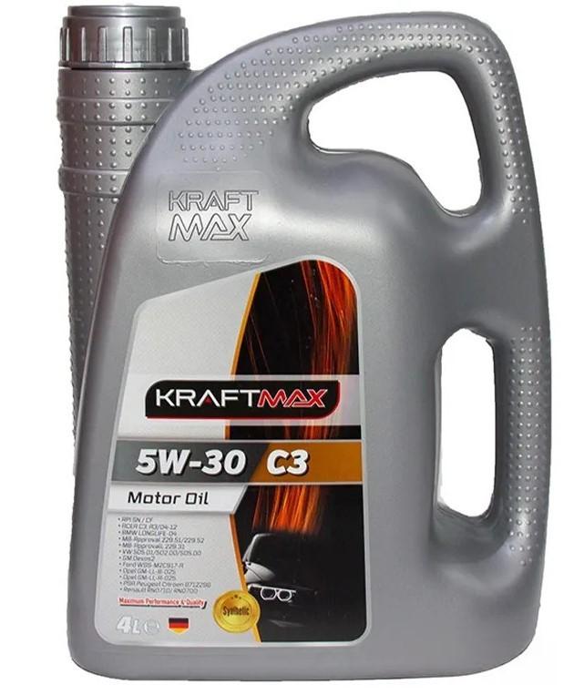 Моторное масло KRAFTMAX 5W30 C3 API SN/C3 4 л