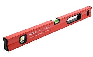 Уровень строительный Yato 600 мм 2 глазка