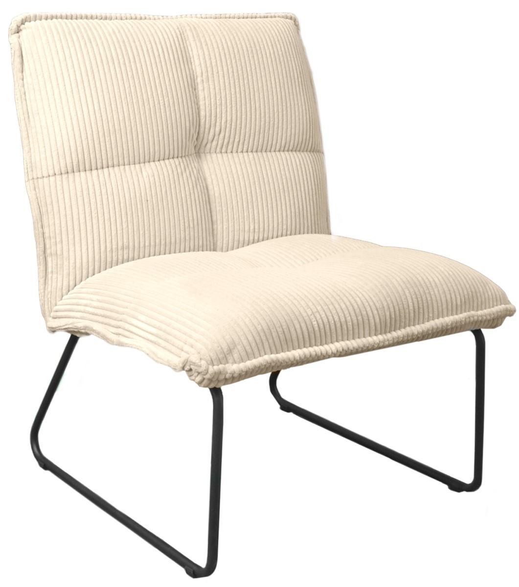 Fotoliu DP Bronx 665 Alb Velvet