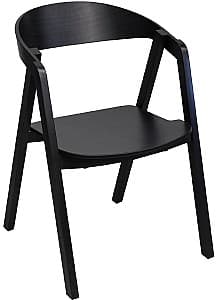 Scaun din lemn DP Guru Black / Black Leg