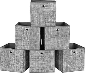 Cos pentru jucarii Songmics RFB02LG-3 (Flecked Grey)