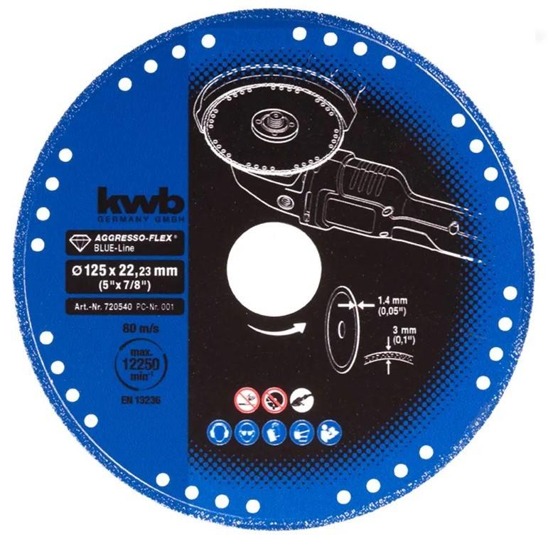 Диск для болгарки KWB 125 * 22 мм