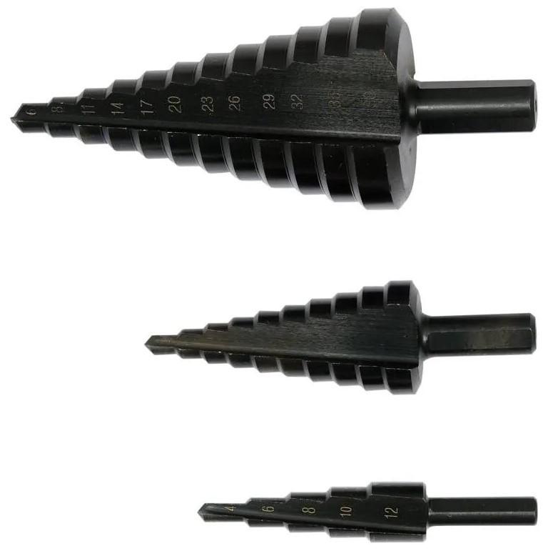 Сверло Yato Набор ступенчатых сверл 3 шт.