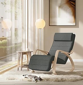 Fotoliu Songmics LYY10G (Dark Grey/Birch)