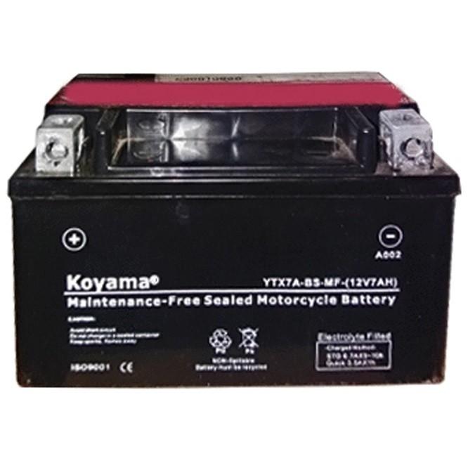 Аккумулятор Koyama moto YTX7A-BS 12V-7Ah