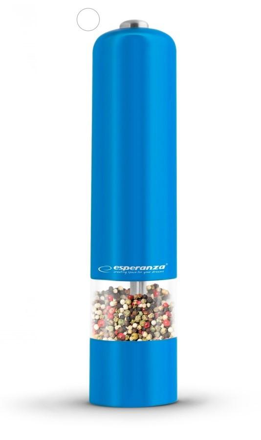 Rasnita electrica sare si piper Esperanza MALABAR EKP001B Blue