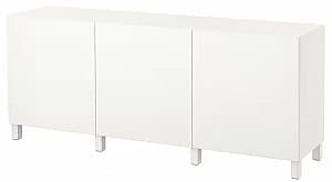 Comoda IKEA Besta/Lappviken/Stubbarp cu usi 180x42x74 Alb
