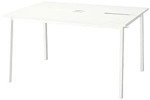 Офисный стол IKEA Mittzon 140x108x75 Белый