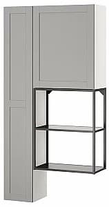 Dulap de baie IKEA Enhet 90x32x180 Antracit/Gri
