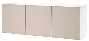 Comoda IKEA Besta/Lappviken 180x42x64 Alb/Gri Deschis-Bej