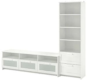 Living IKEA Brimnes 240x41x190 Alb