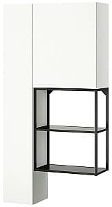 Dulap de baie IKEA Enhet raft/corp 90x32x180 Antracit/Alb