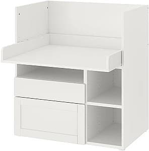 Пеленальный столик IKEA Smastad с рамкой/2 ящика 90x79x100 Белый