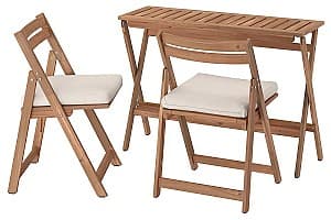 Набор садовой мебели IKEA Nammaro/Froson/Duvholmen 108x37 Светло-коричневый/Бежевый