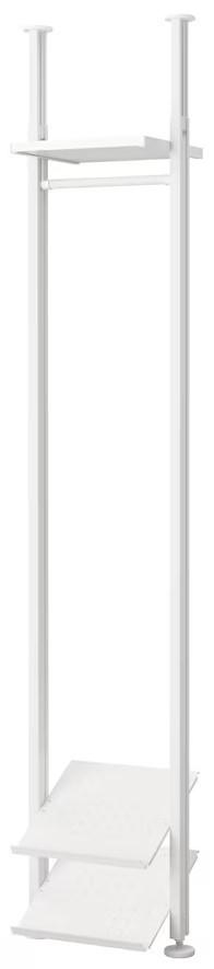 Вешалка IKEA Elvarli 1 секция/верхний ящик 52x36x222-350 Белый