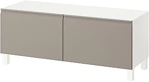 Tumba pentru televizor IKEA Besta/Hammarsmed/Stubbarp 120x42x48 Alb/Bej