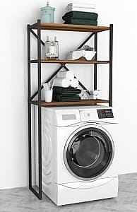 Dulap de baie Fabulous 66x34x160 (Walnut/Black)
