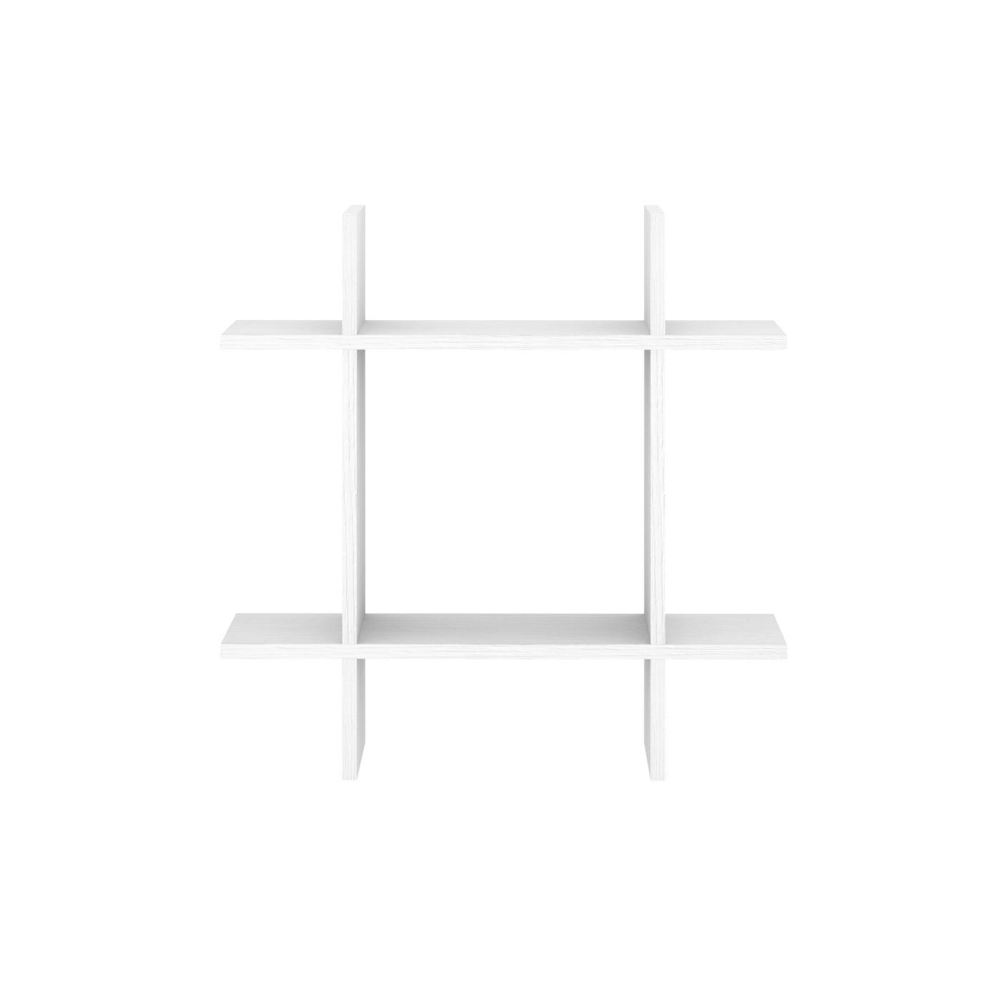 Полка на стену Fabrik Home №02 Белый Ясень